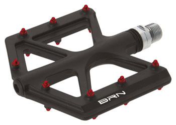 BRN Pedali Kite Carbon-nero rosso